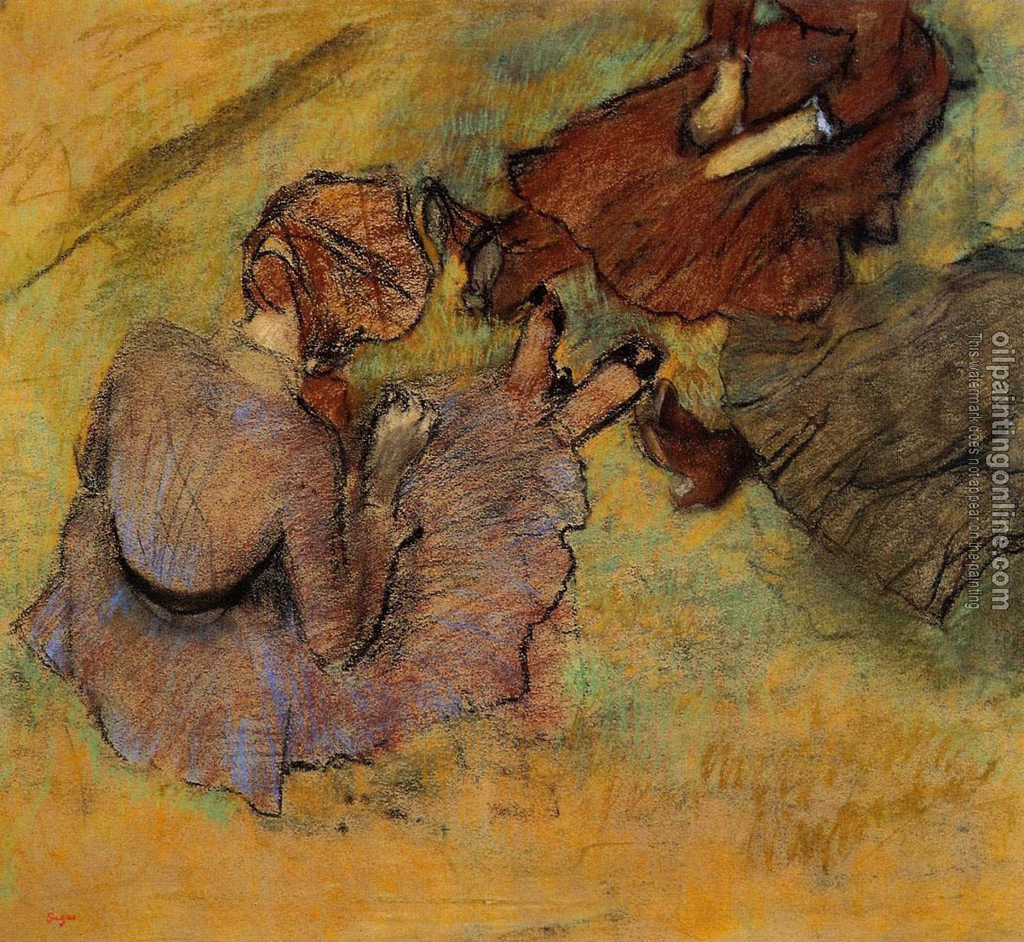 Degas, Edgar - Woman Seated on the Grass